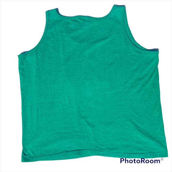 Vintage emerald green Waikiki Beach Hawaii tank top size XL - Picture 3 of 9